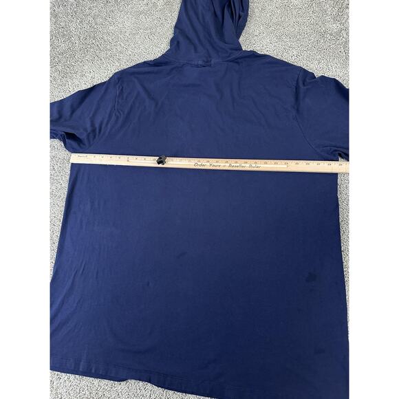 Polo Ralph Lauren Hoodie Mens 4XL Big Navy Polo Bear Graphic Pullover Shirt - Picture 12 of 15